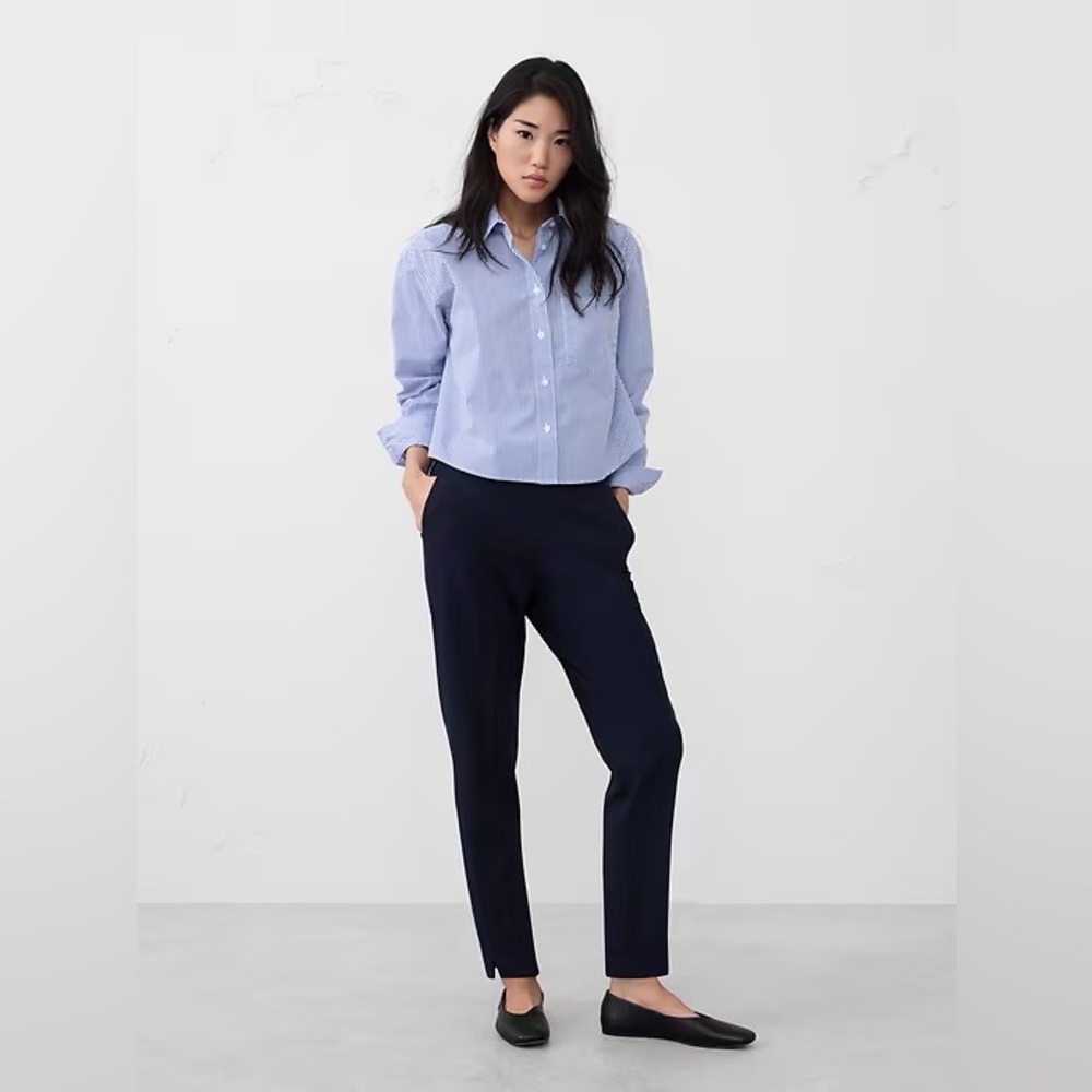 Banana Republic Hayden Pant Preppy Navy - Petite